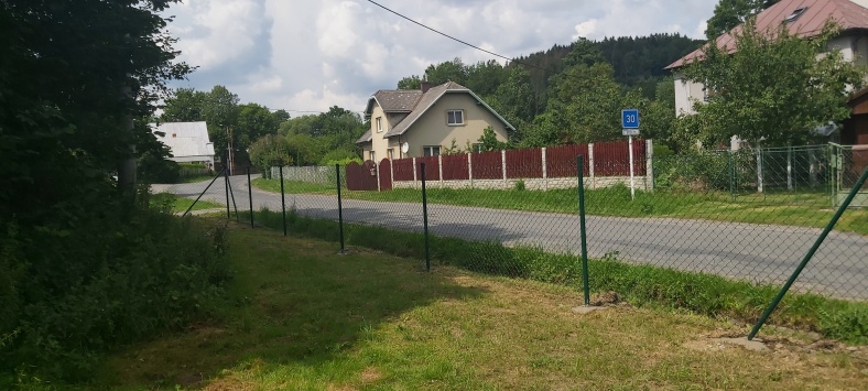 Pletivové oplocení Oldřiš